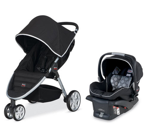 three wheel stroller and carseat combo