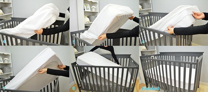 baby cot mattress topper